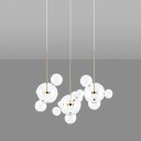 Giopato & Coombes - Bolle Linear Chandelier 14 Bubbles